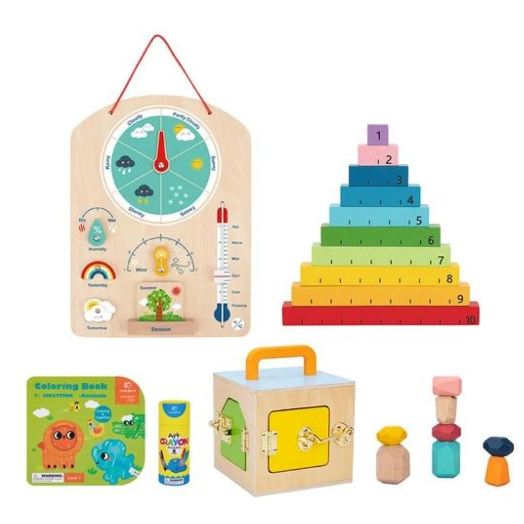Wooden Educational Box, 36 Months 