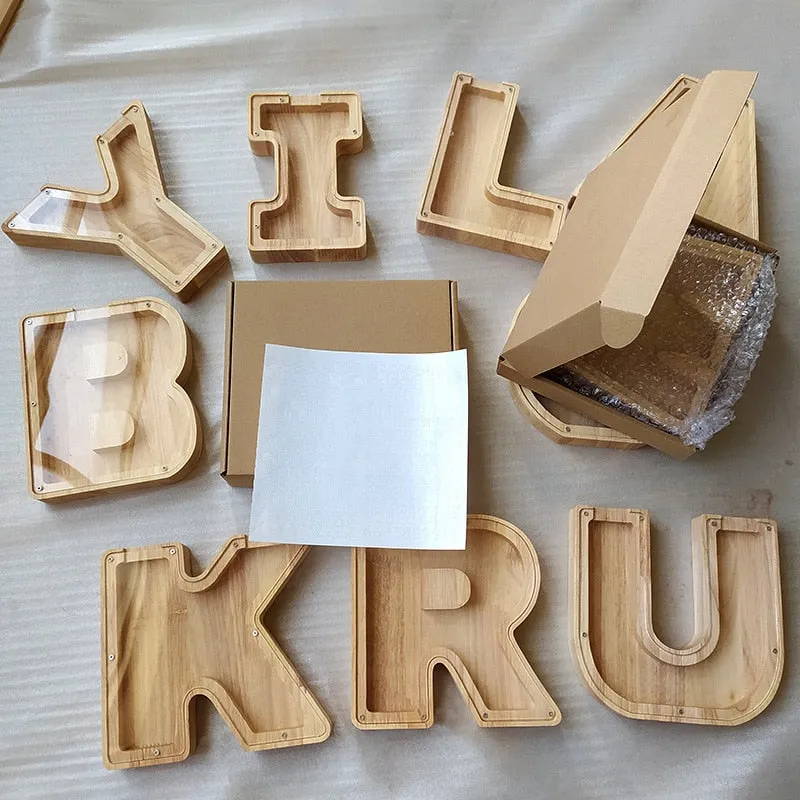 Wooden Piggy Bank