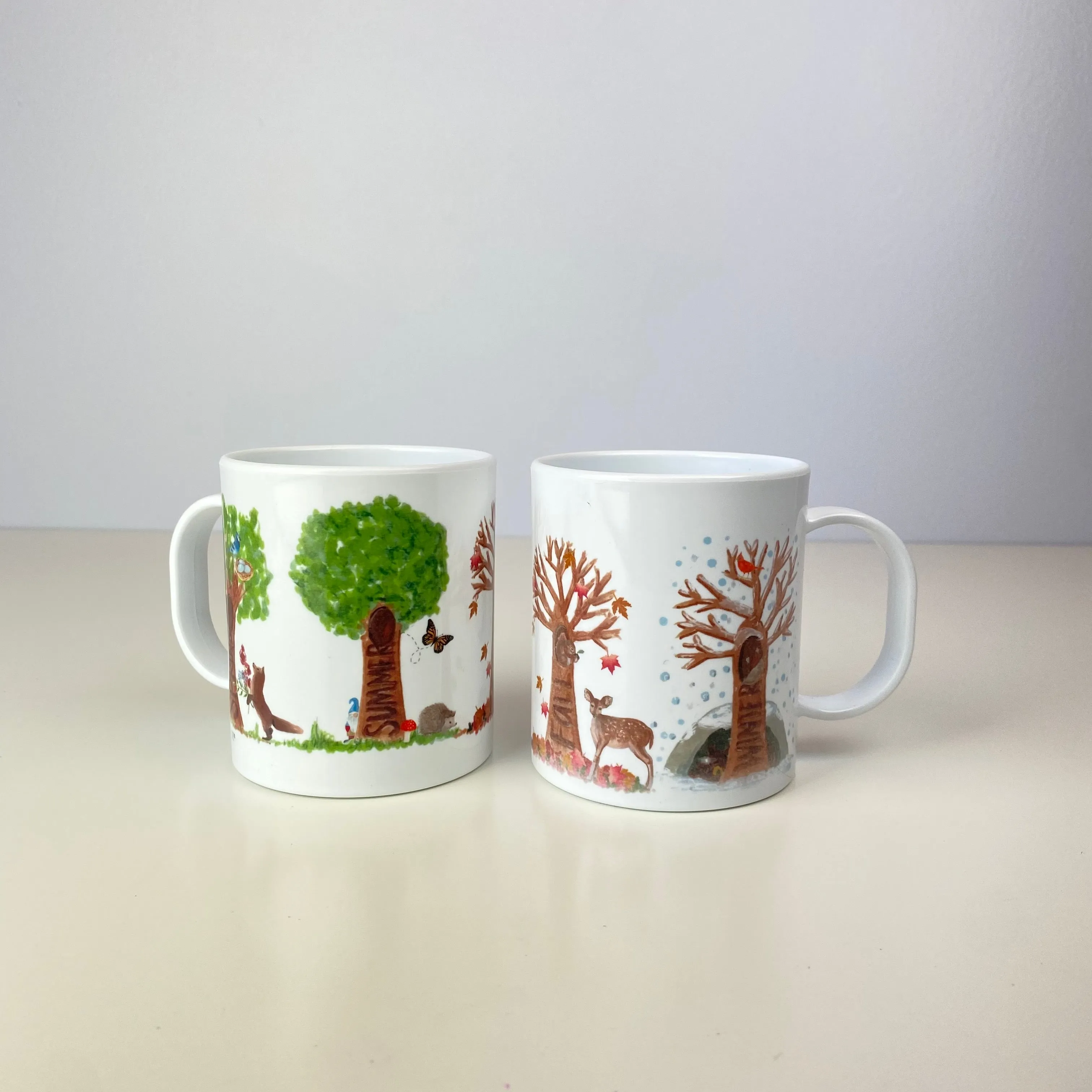 Woodland Seasons 11 oz. Plastic Mug