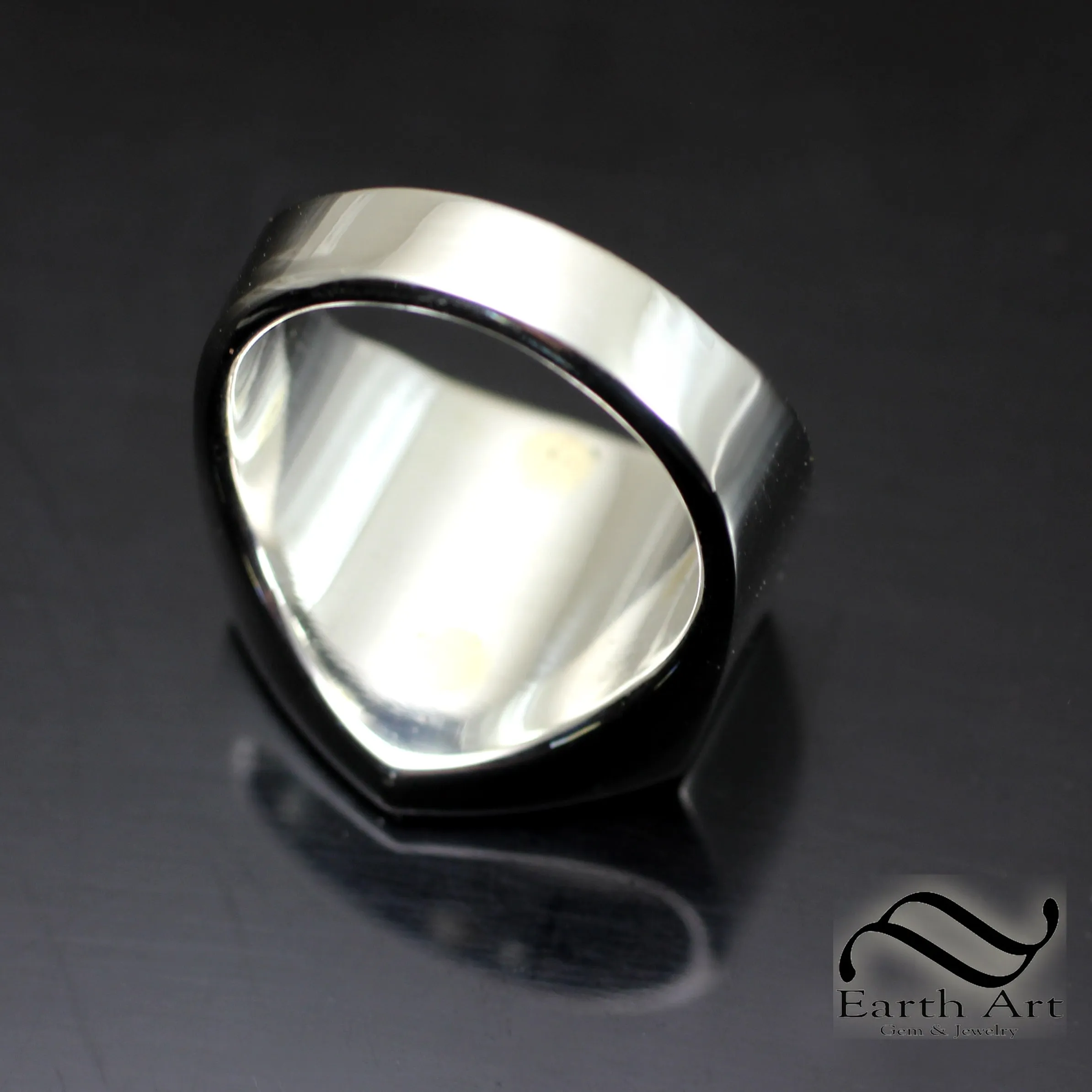 Yosemite Topo Signet ring - Sterling and Bronze