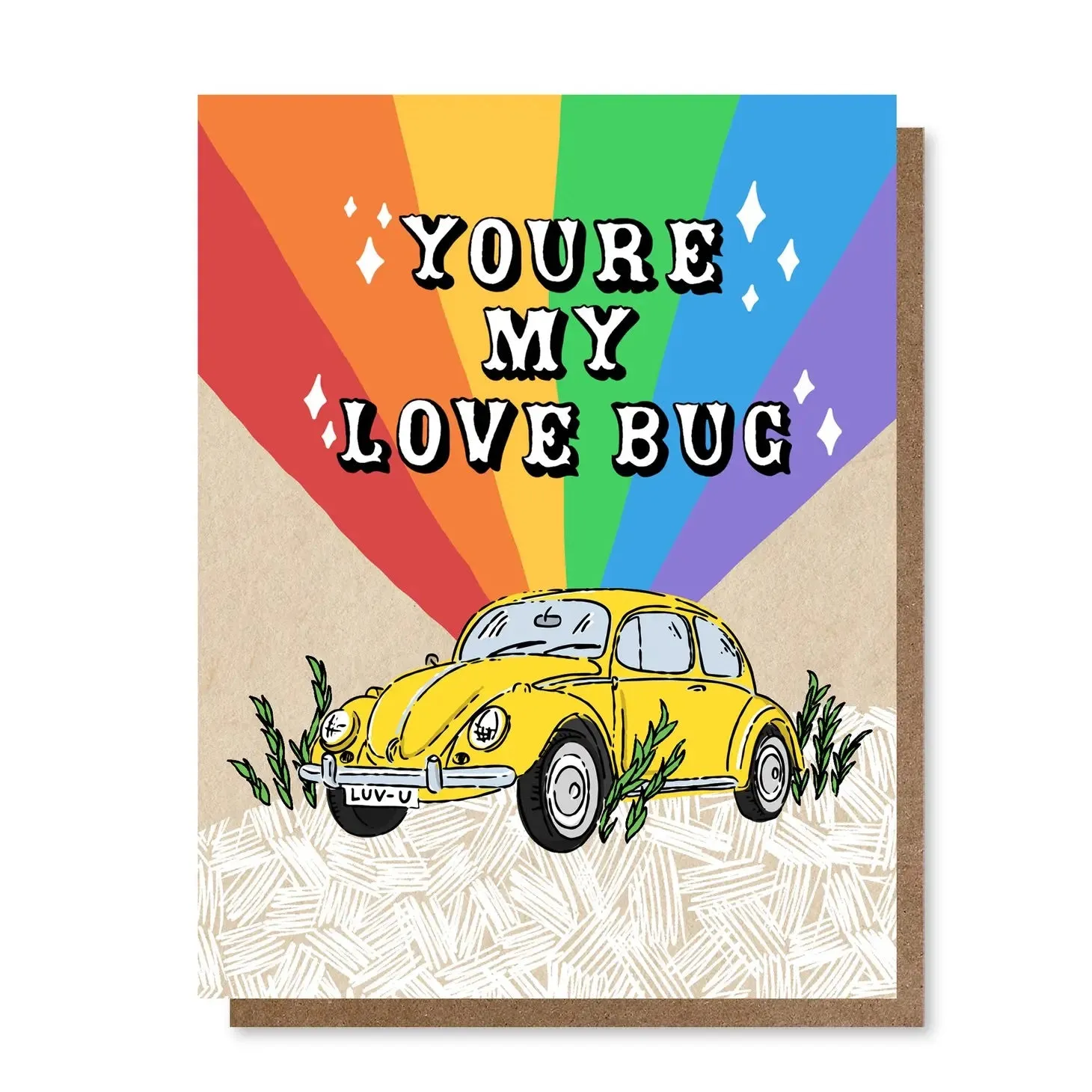 You're My Love Bug Greeting Card